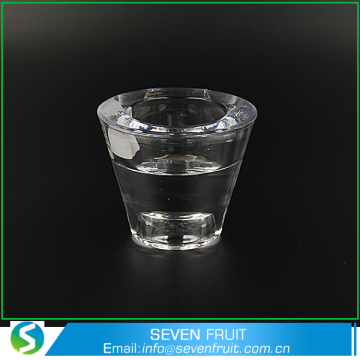 Clear Double-Purpose Glas Kerzenständer und Teelichthalter