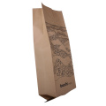 Bolsa de papel Kraft de grano de café de 250 g de material reciclado