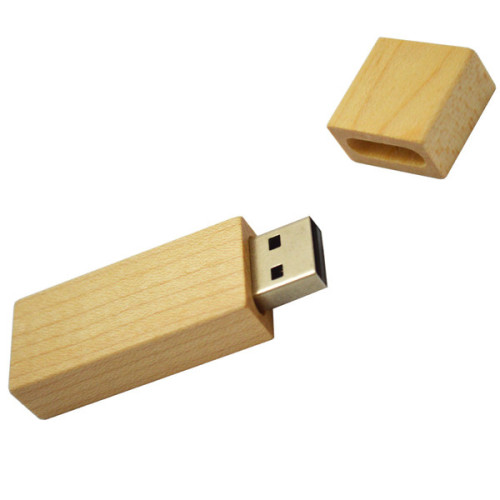 Flash Drive USB Walnut Maple Wooden Grove Design