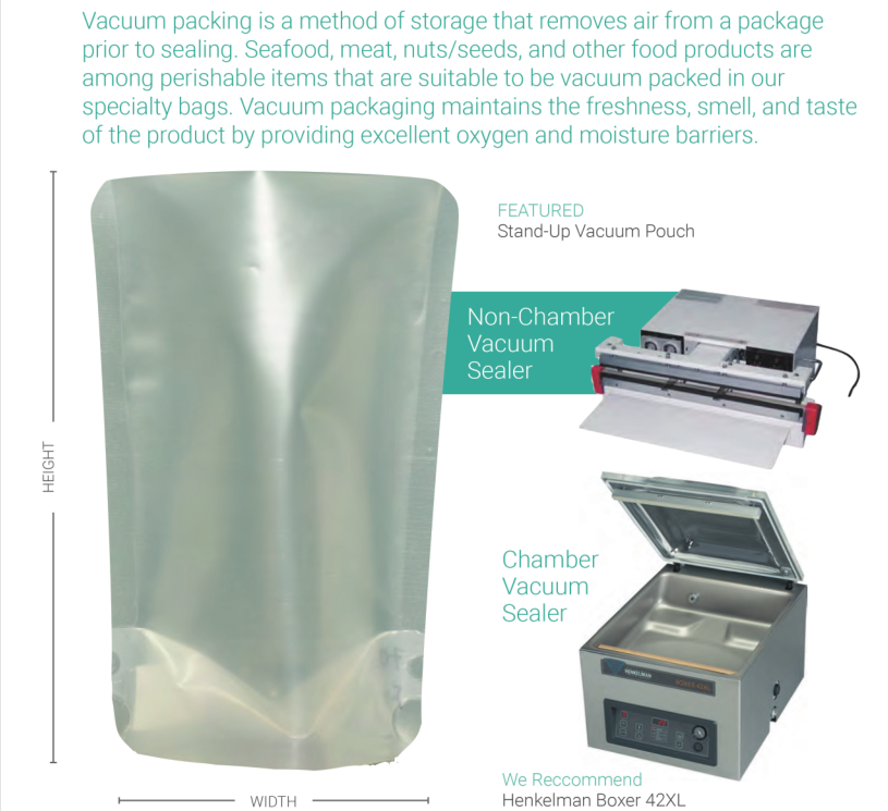 Food Vacumn Sealer Bags retort vacuum plastic packaging bag