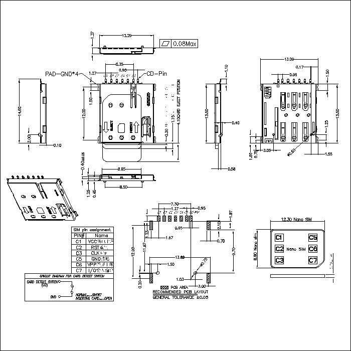 NANO series 1.35mm height connector ATK-NSIM135A002