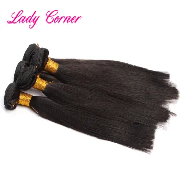 Natural color bone straight Peruvian virgin hair bundles