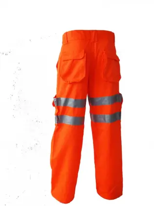 T/C High Visibility Orange Working Trousers