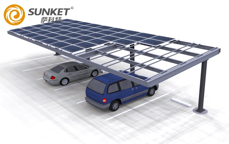 Solar car parking Carport system