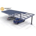 Sistema solar de cochera de aparcamiento