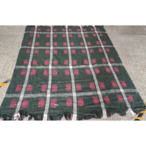 Custom low price professional recycled wool aviation blanket