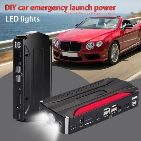 Car Jump Starter Power Kit just shell Auto Emergency Power Bank LED Light USB SOS Booster Charger Power Supply Battery Charger