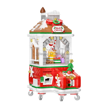 Set di mattoni della macchina per bambole di Natale: un regalo per i giocattoli per bambini creativi per bambini