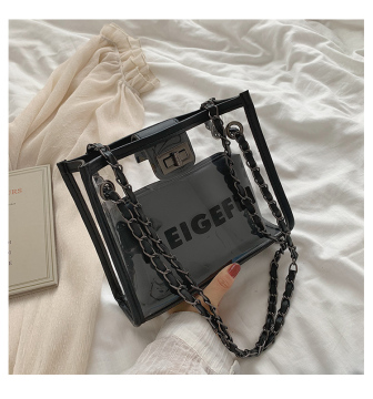 tote bag clear large capacity jelly beach bag
