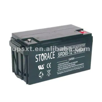 valve regulated rechargeable batteries 12v 65ah solar battery (SRD65-12)