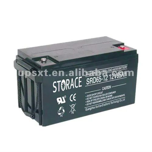 valve regulated rechargeable batteries 12v 65ah solar battery (SRD65-12)