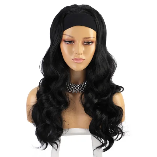 2021 New Human Hair Headband Body Wave Wig Cheap Brazilian Remy Human Hair Non Lace Machine Made Wigs For Black Women In Stock