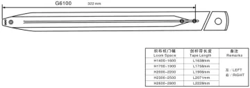Rapier Loom Tapes for G6100/6200
