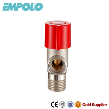Brass Chrome Plated Angle Cock Valve For Hot Wate Hose JF116