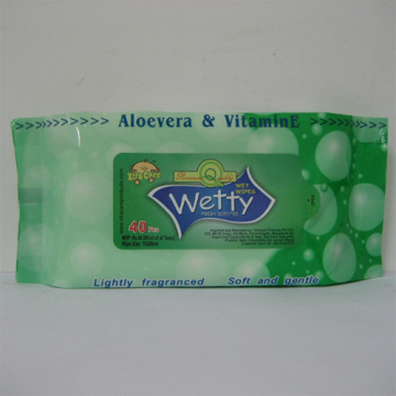 Spunlace Wet Tissues Toallitas húmedas orgánicas suaves para bebés