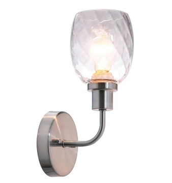 Modern Indoor Glass Bathroom Vanity Wall Light