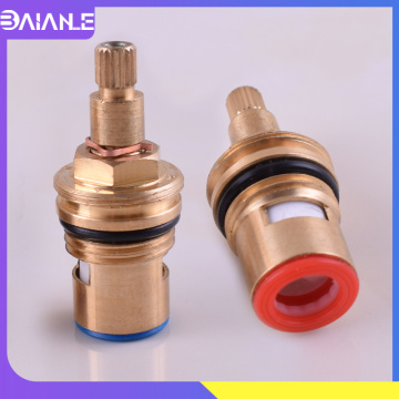 Faucet Cartridge Brass Ceramic Faucet Cartridges Hot and Cold Water Quick Opening Shower Faucet Valve Core Fittings Accessories