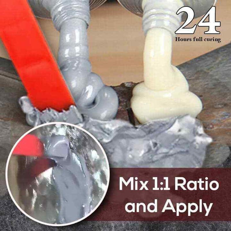 Industrial Repair Paste Glue Heat Resistance Cold Weld Metal Repair Paste For Metal Iron Steel Bonding Repair Fuel Tank Plumbing