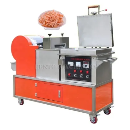 Grilled Shredded Squid Machine | Shredded Squid Processing Machine | Dried Squid Snack Shredder