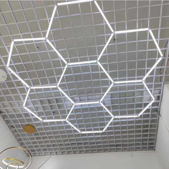 LED Garage Light: Rectangular Hexagon Car Lift Booth Lighting for Beauty Maintenance Station