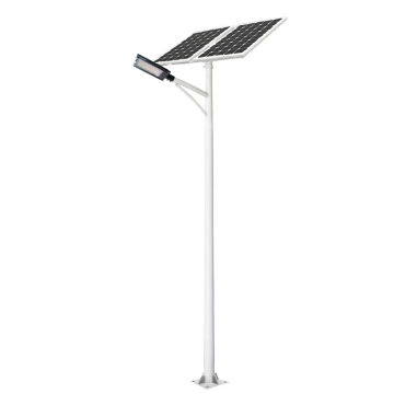 High Efficiency 40W-80W Solar Street Light Pole with Warm White LED and Split Gel Battery System