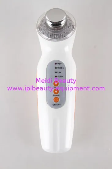 Handheld 3mhz Photon Ultrasonic Waves Skin Care Machine , Home Beauty Equipment