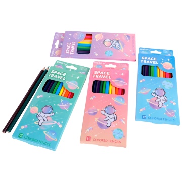 WEIBO Hot 12pcs Color Pencil Set - HB/2B/2H Wooden Drawing Pencils
