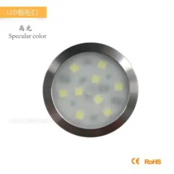1.8W Round Shape LED cabinet lights with CE Rosh Certificated