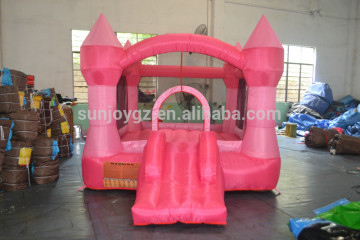 Residential 420D Nylon Pink Indoor Mini Bouncy Castle Folding Baby Bouncer Inflatable Toys for Kids