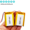 カスタム103450 2000MAH 2500MAH 3.7Vリチウム