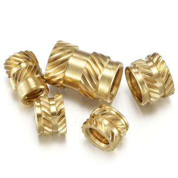 Injection Molded Hot Melt Knurled Copper Nuts with M2-M8 Brass Inserts: Manufacturing and Applications
