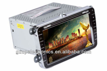 good quality 8.0 inch double din special car DVD player for VW Tiguan 2010 with GPS BT TV steering wheel control