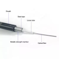 4core single mode armoured GYXTW optical fiber cable