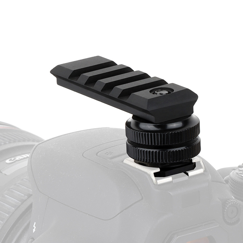 Camera Flash Hot Shoe Picatinny Rail Adapter, High Quality Camera Flash
