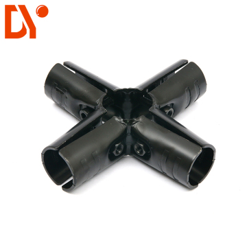 HJ-5 28mm Lean Tube Fitting Connector for Horizontal Pipe Rack System