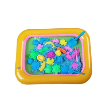 New Inflatable Sand Tray PVC Sandbox Table Beach Sandbox Tray Fun Play Toys