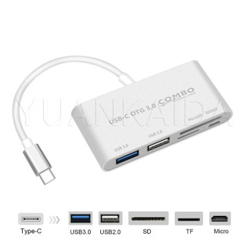 USB Type C hub and card reader