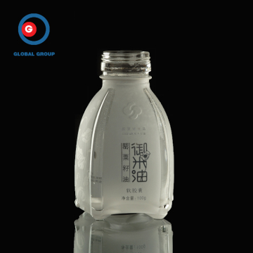Oil Glass Bottle of Spraying Clear Wide Mouth
