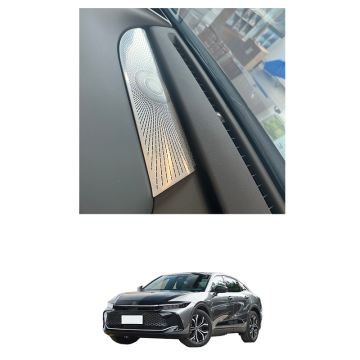 OEM Car Stainless Steel Interior Accessories for 2023 Toyota Crown Front Panel Middle Speaker Cover