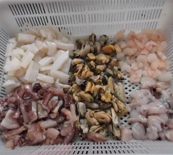 Frozen seafood mix Russia market