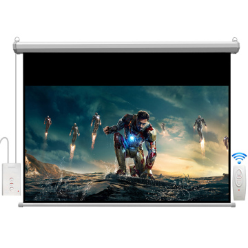 72" 16:9 In-Ceiling Remote Control Intelligent Electric Projector Screen for 3D Home Theater