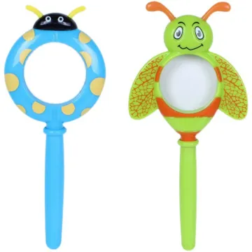 Kids' Nature Exploration Toy: Magnifying Glass with Shatterproof Lens for Insect Observation
