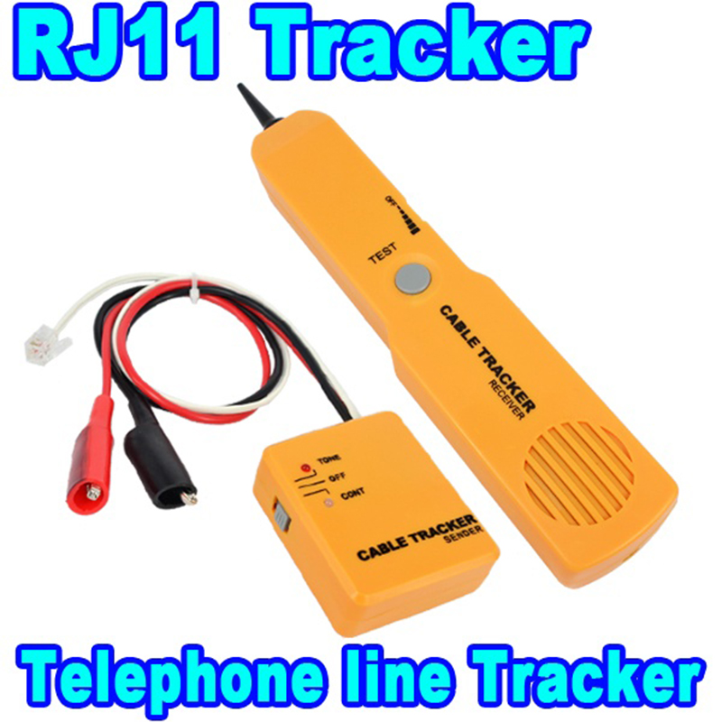 New RJ11 Network Phone Telephone Cable Tester Toner Wire Tracker Tracer Diagnose Tone Line Finder Detector Networking Tools