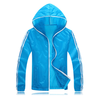 outdoor waterproof women windbreaker jacket 100% polyester Anti-UV casual wear