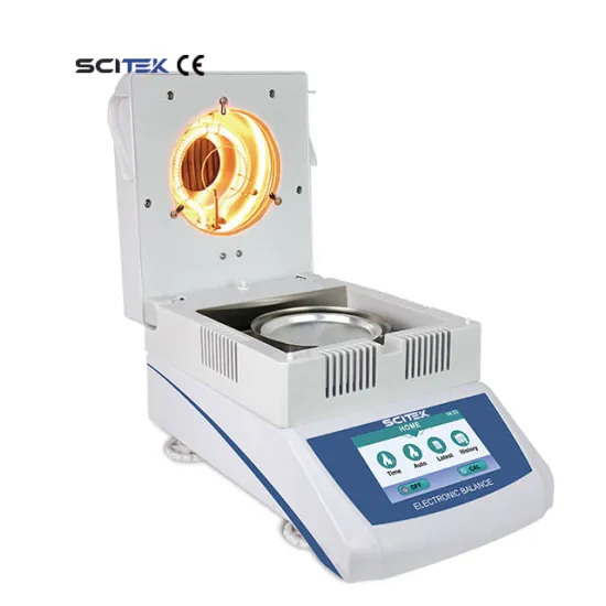 SCITEK Halogen Moisture Analyzer: Accurate 0.002g Readability for Moisture Content Measurement