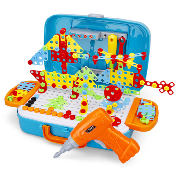 STEM Toys: 310PCs 3D Construction Engineering Building Blocks Set with Electric DIY Drill & Screwdriver - An Educational Kit for Kids