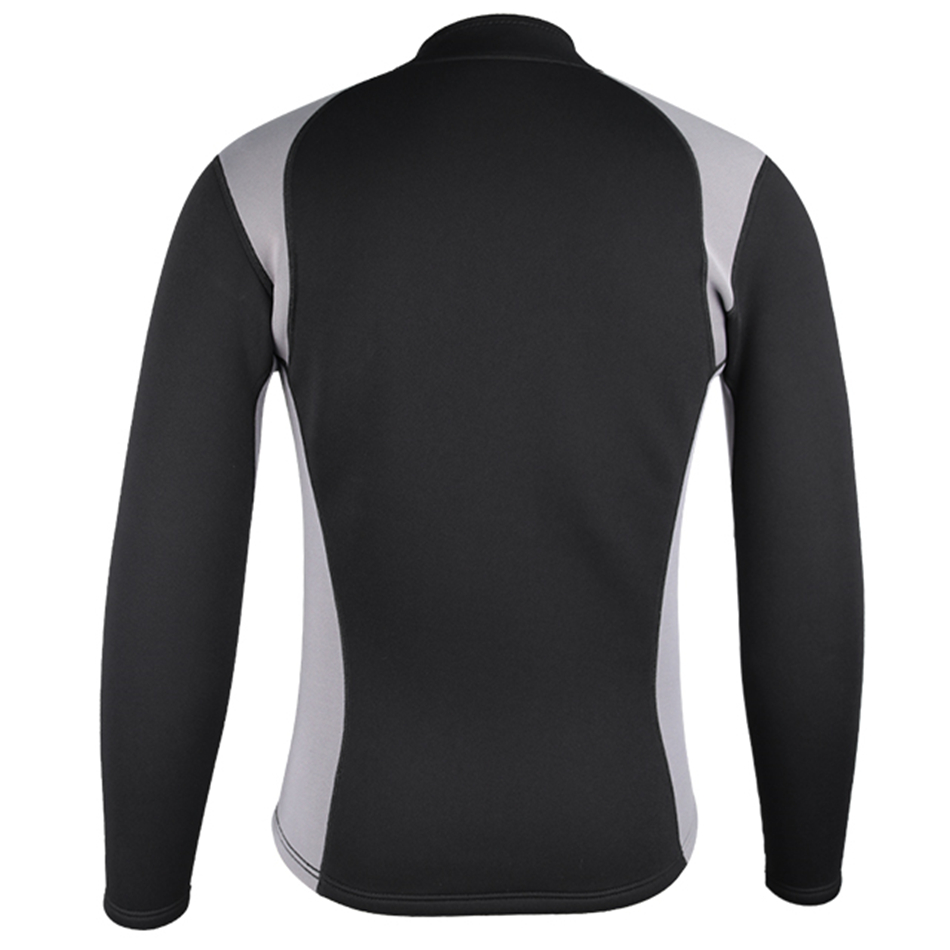 Seaskin Mens 2 mm Neoprene Long Sleeve Wetsuit Top