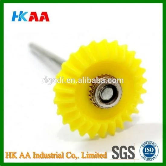 China supplier OEM high quality small plastic Bevel Gear and circular Bore shaft