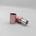Contenitore per tubo di lipbalm in plastica in plastica rosa