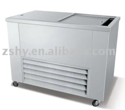 Refrigeration ice storage cabinet